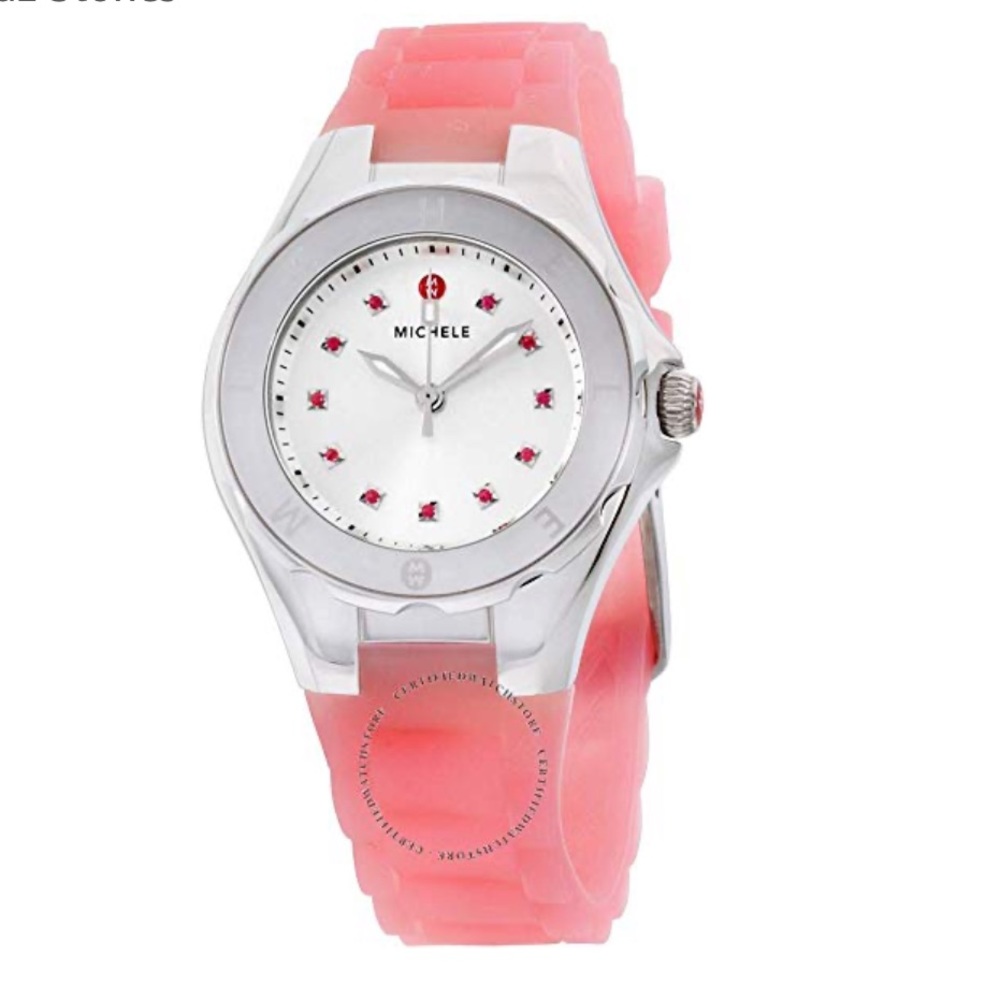 Michele Jelltbean watch in pink mww12p00008